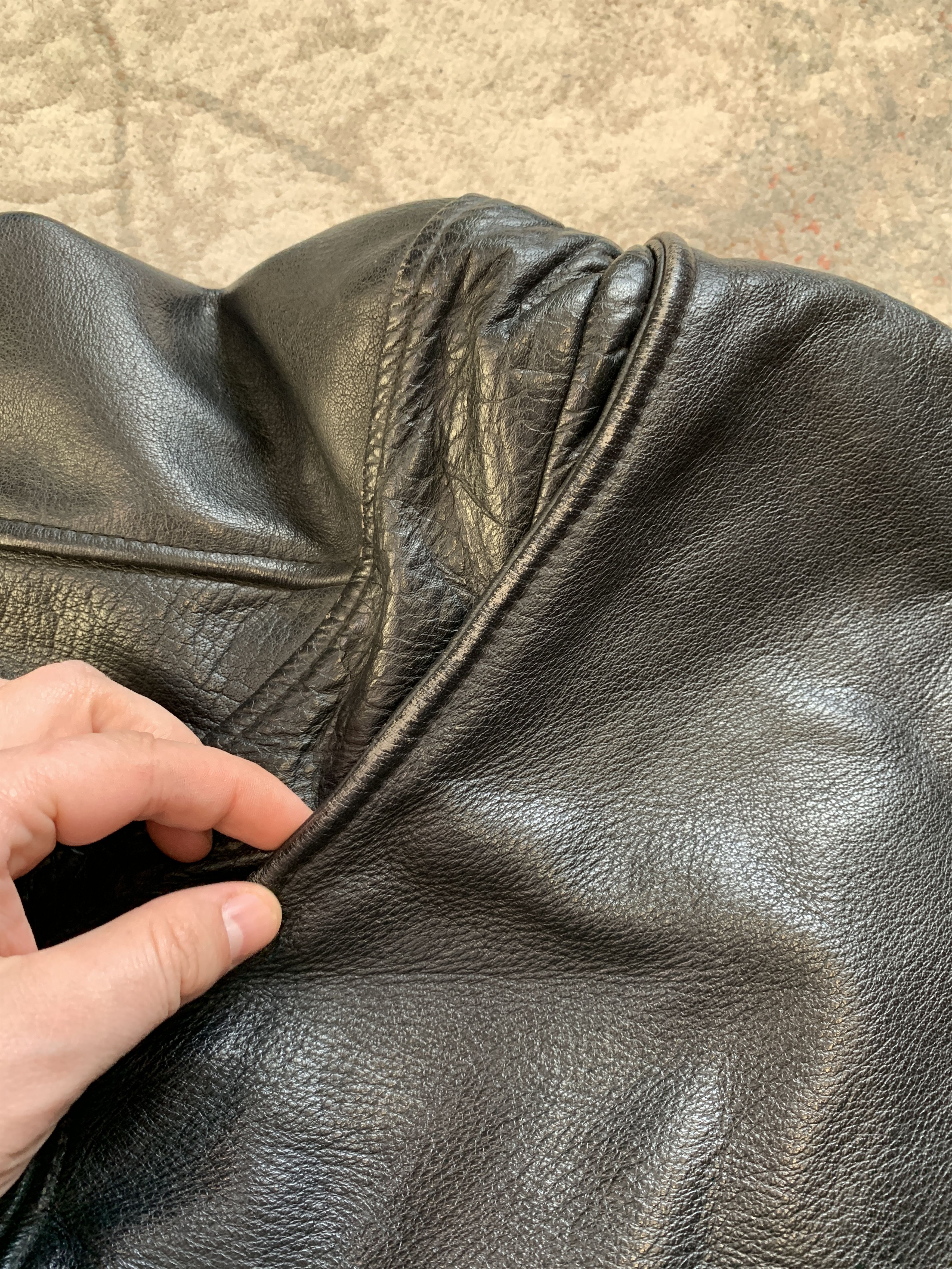 Vintage Vintage SHIC SKINN Moto Biker Leather Jacket Size US XXL / EU 58 / 5 - 16 Thumbnail
