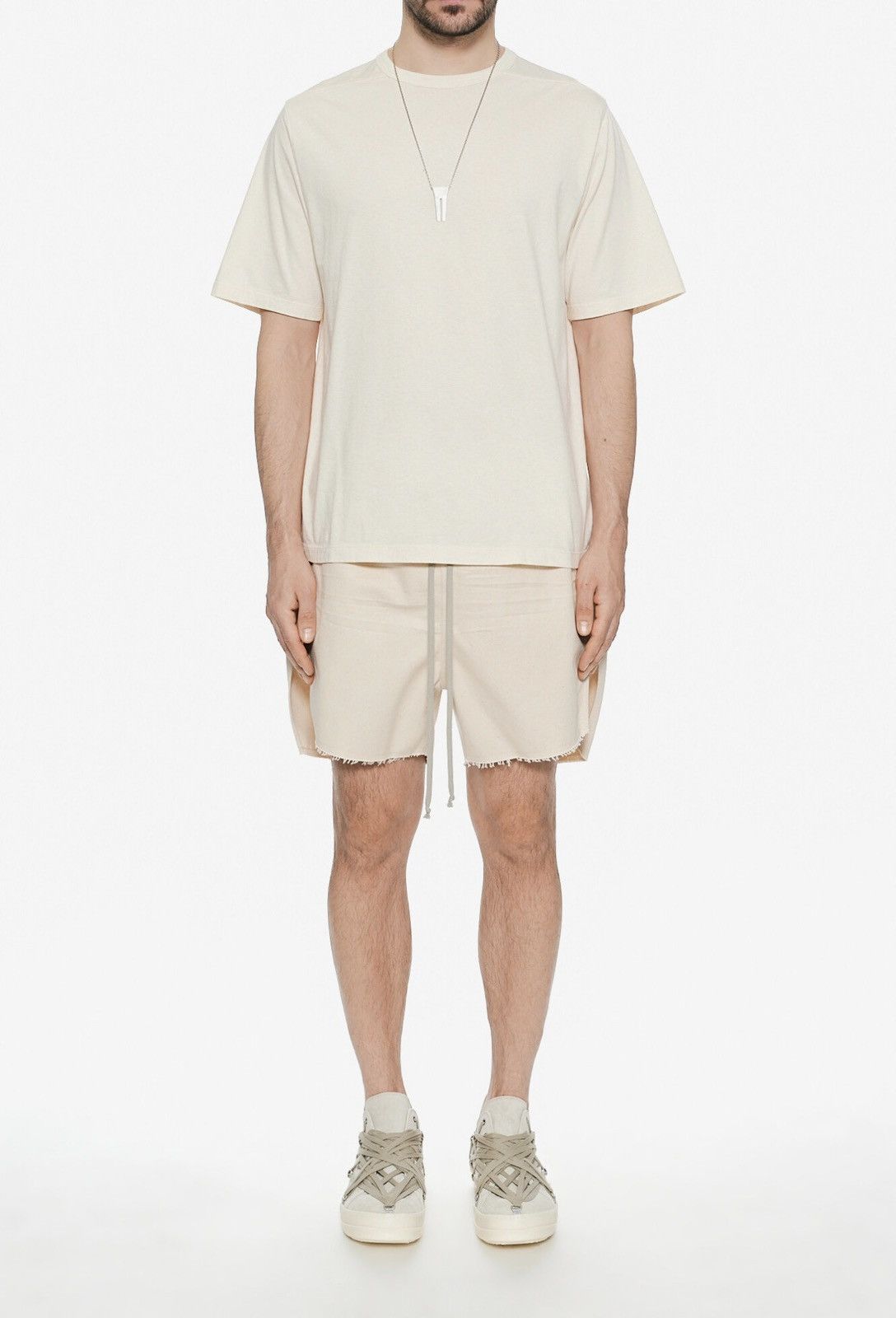 Rick Owens Rick Owens Bela Relaxed Fit Stretch Cotton Shorts Size US 32 / EU 48 - 4 Thumbnail