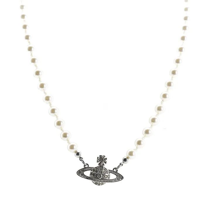 Vivienne Westwood Vivienne Westwood Mini Bas Relief Choker Necklace 0079 Size ONE SIZE - 1 Thumbnail