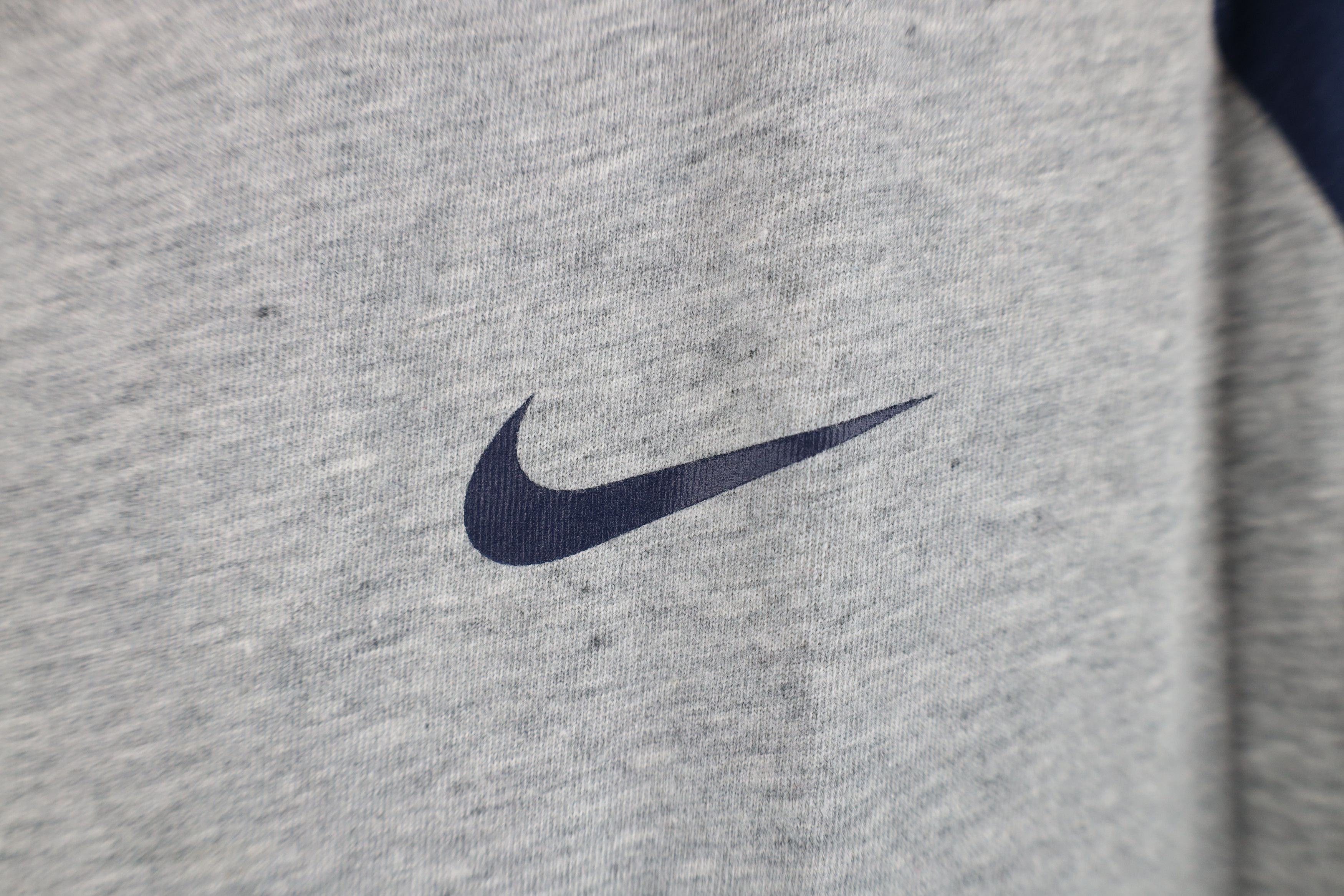 Nike Vintage Y2K Nike Swoosh Baseball Raglan T-Shirt Gray Blue Size US XL / EU 56 / 4 - 4 Thumbnail