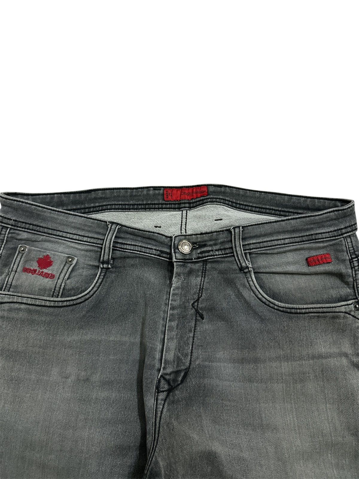 GOA Dsquared2 Washed Grey Jeans Amiri Junya Watanabe Style Jeans Size US 36 / EU 52 - 9 Thumbnail
