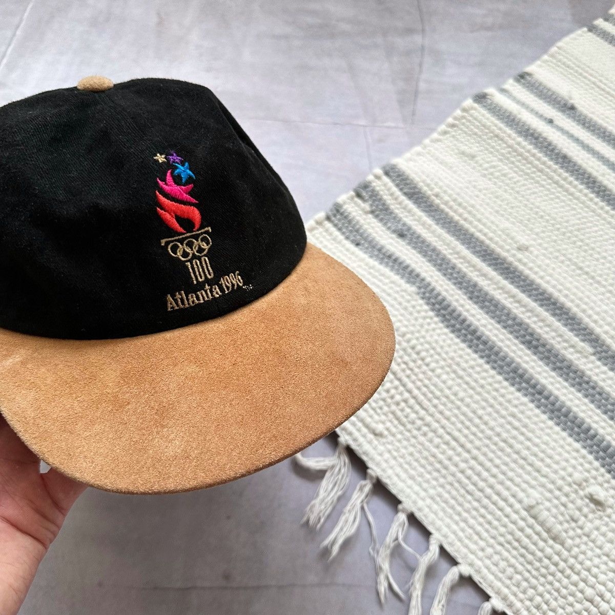 USA Olympics × Vintage Vintage Atlanta 1996 Olympics Games Cap Mcdonalds Sponsor Size ONE SIZE - 2 Thumbnail