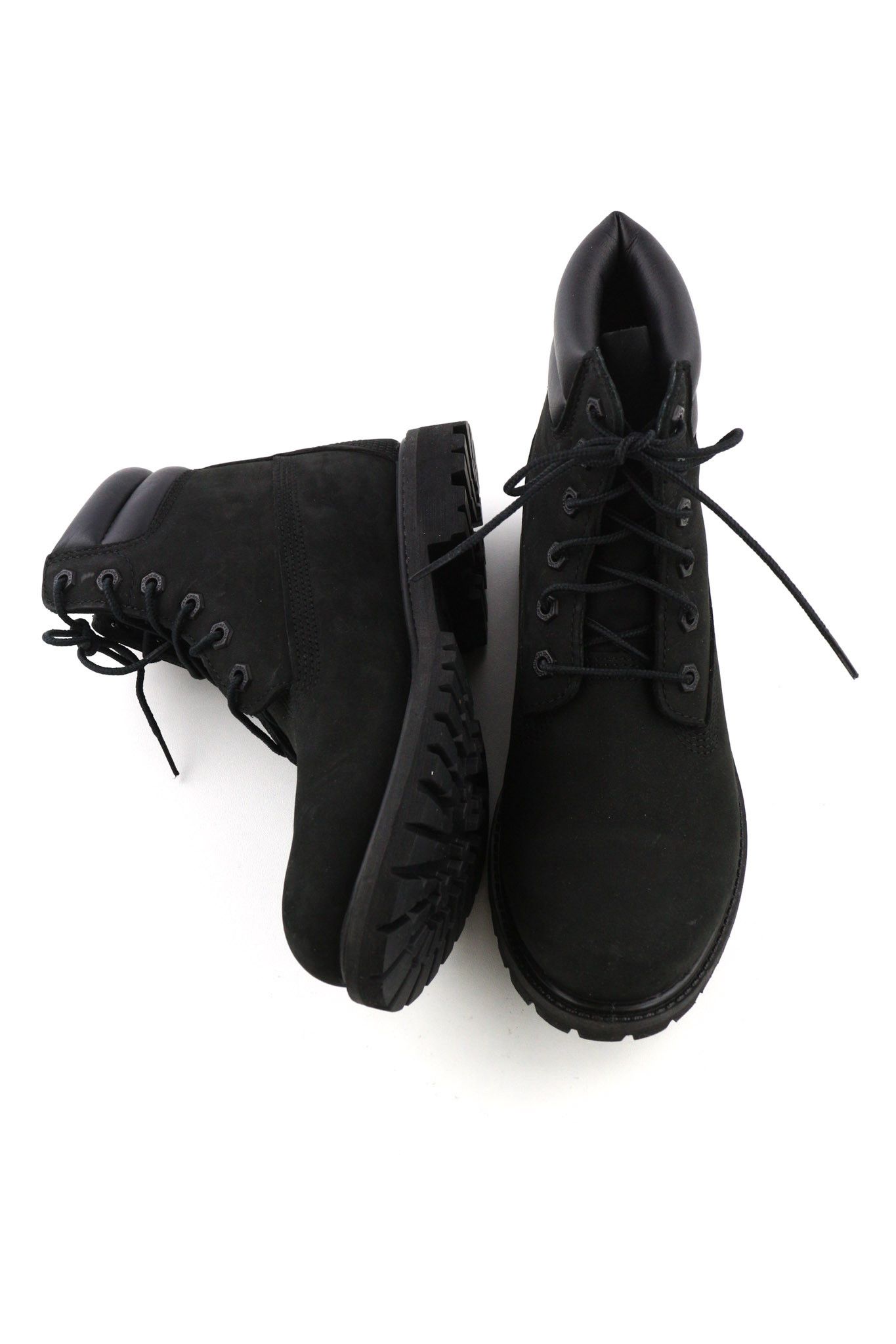 Timberland A15QY-A4959 EU38.5/39 Black Leather High Top Boots 81164 Size US 7.5 / IT 37.5 - 7 Thumbnail