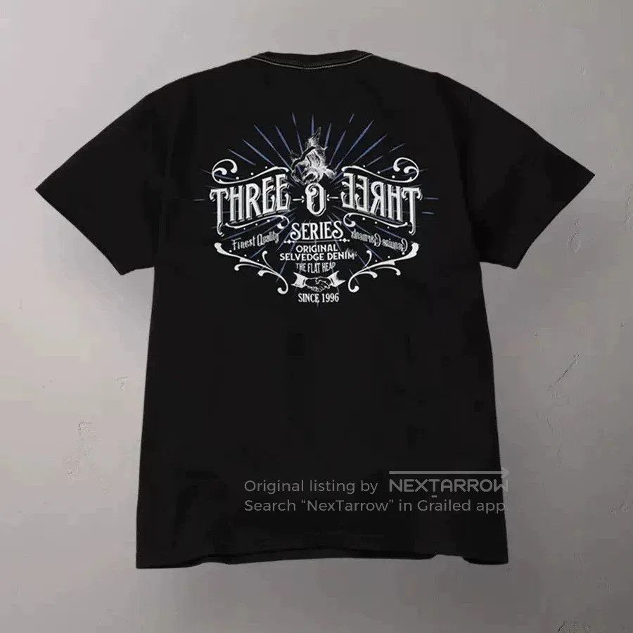 The Flat Head THE FLAT HEAD Vintage Print Short Sleeve T. Size US XS / EU 42 / 0 - 5 Thumbnail