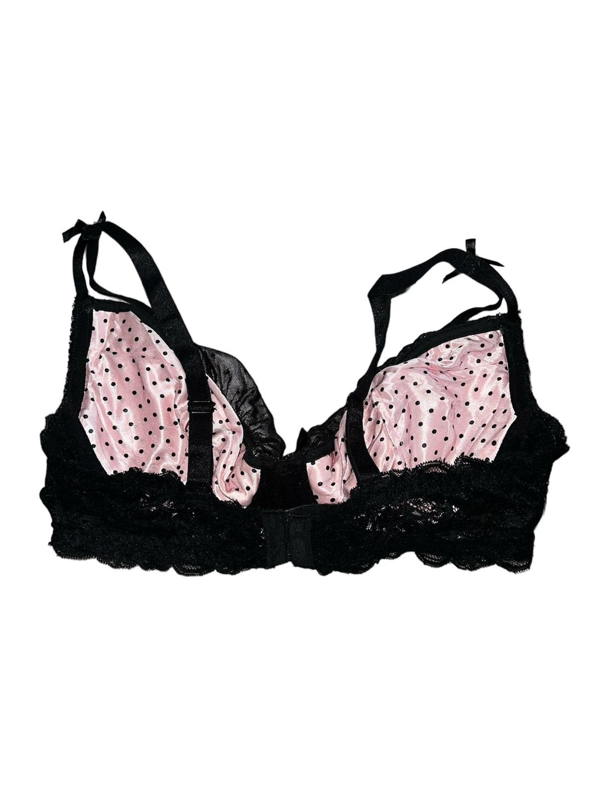 Japanese Brand Gyaru Ma*rs vibe pastel pink lace bra 💞🎀 Size ONE SIZE - 2 Thumbnail