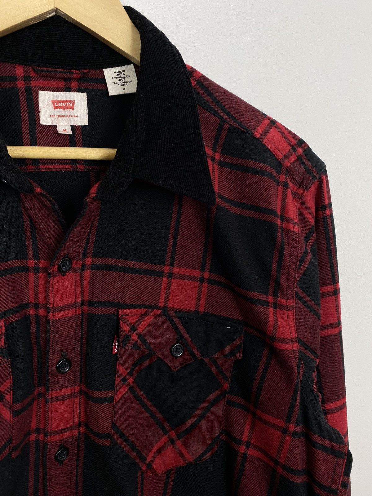 Levi's Levi’s Plaid check Shirt Red Style Workwear Retro 90’s Hype Size US M / EU 48-50 / 2 - 6 Thumbnail