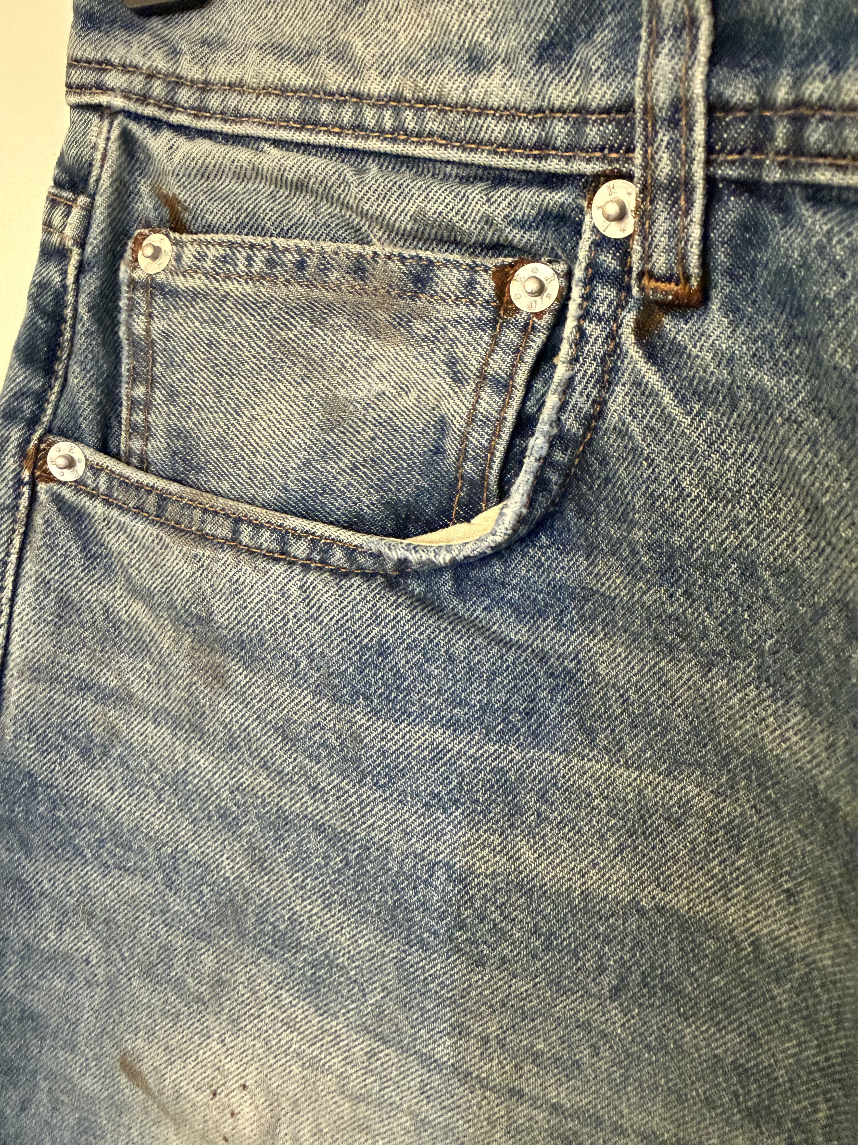Enfants Riches Deprimes Enfants Riches Déprimés Distressed Straight-Leg Jeans Size US 29 - 3 Thumbnail