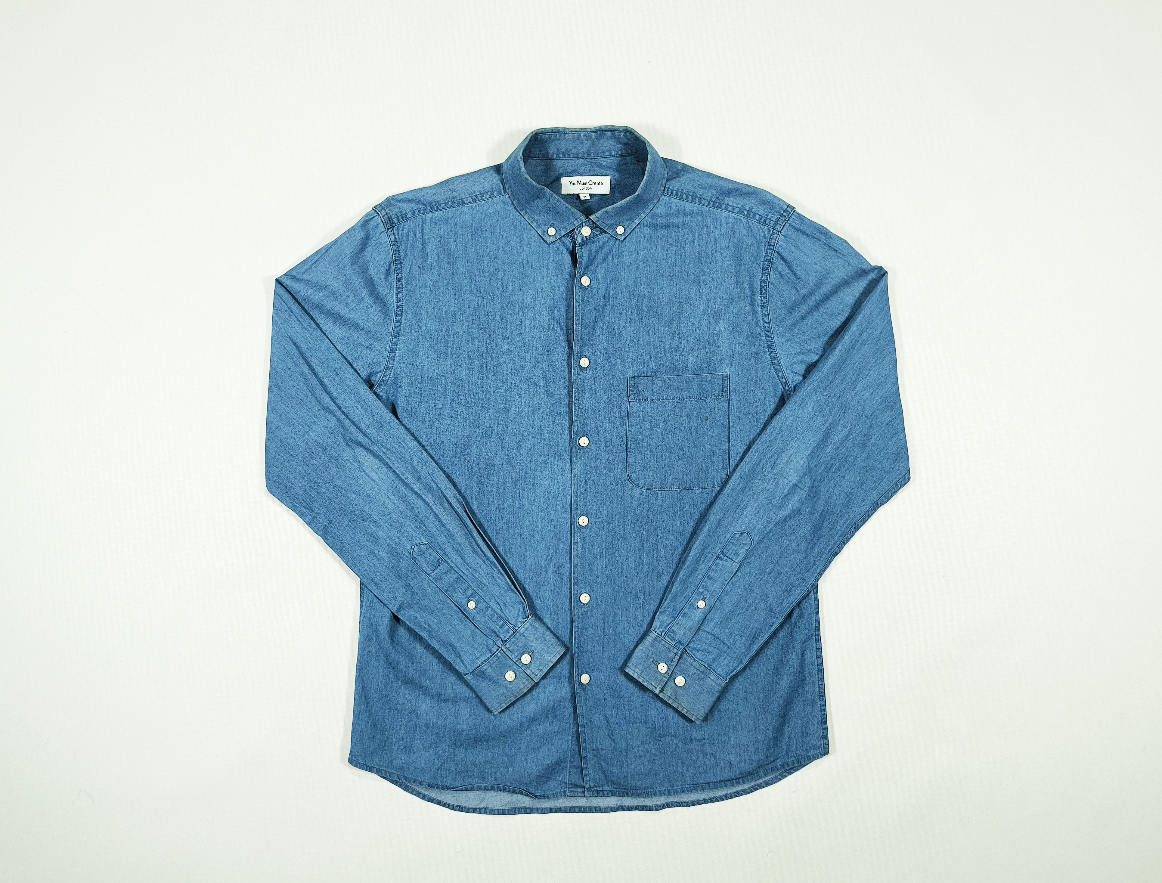 YMC You Must Create YMC Light Denim Shirt Size M Size US M / EU 48-50 / 2 - 1 Thumbnail