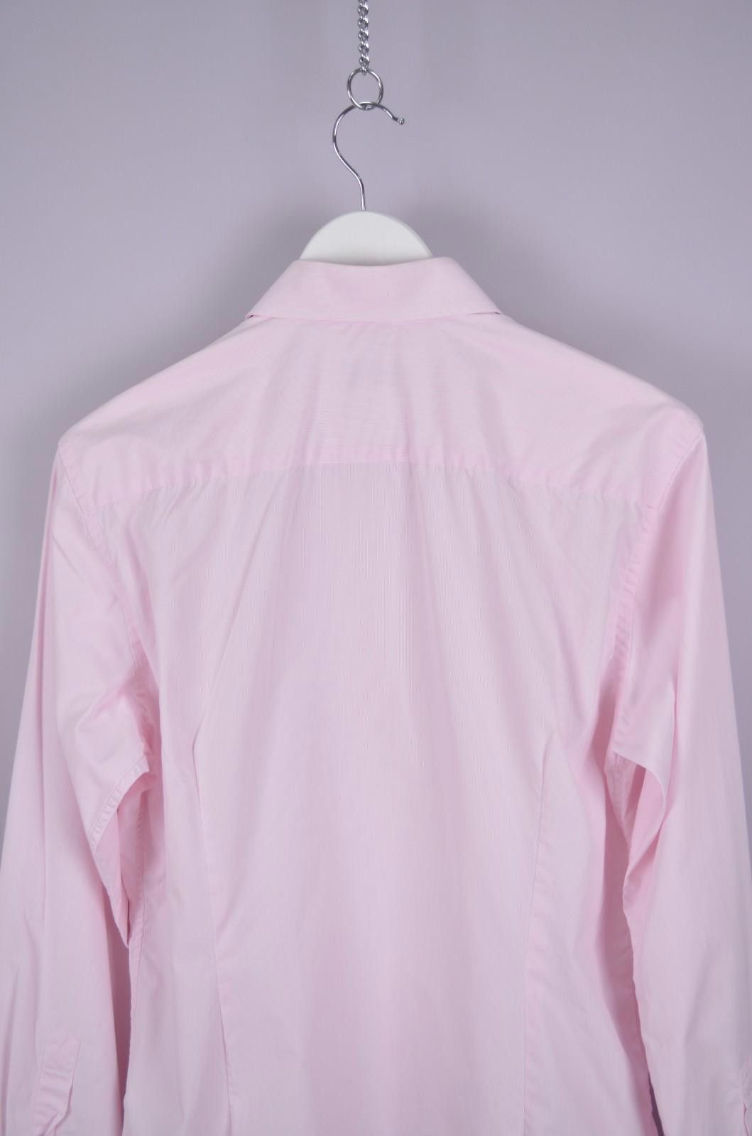 Eton Eton Mens Slim Pink Striped Dress Shirt Slim Size M (41 16) Size US M / EU 48-50 / 2 - 9 Thumbnail