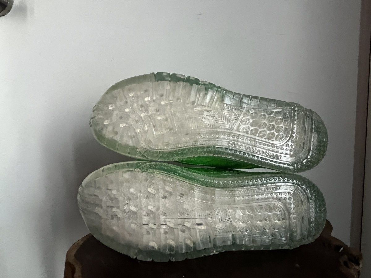 GCDS Men's GCDS In Goal We Trust Lime Transparent Sneakers 6.5/ Size US 7 / EU 40 - 10 Thumbnail