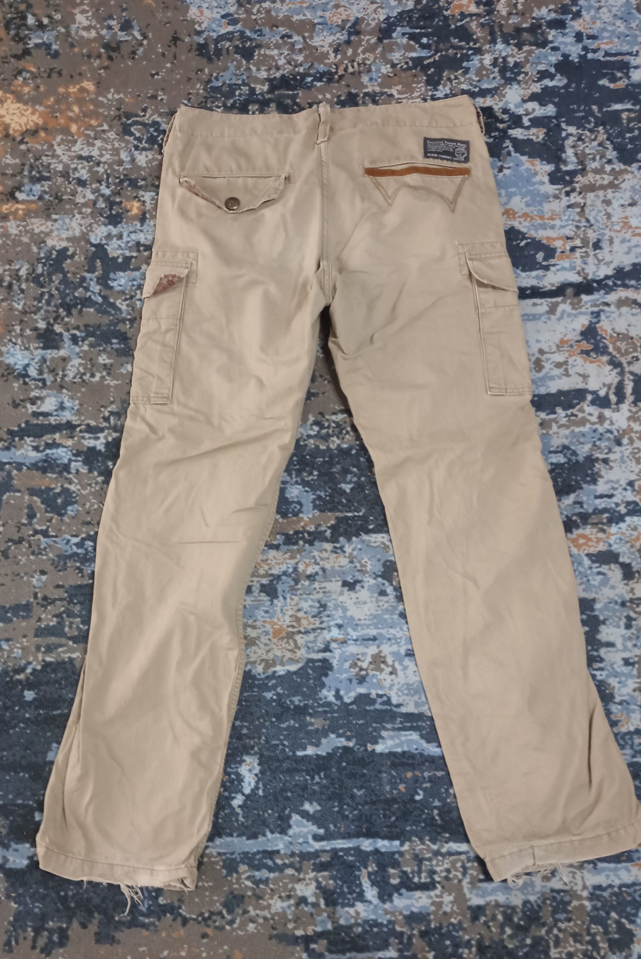 Edwin × Japanese Brand × Vintage EXCLUSIVE VINTAGE MODEL 90 AN EDWIN CARGO PANTS Size US 36 / EU 52 - 2 Thumbnail