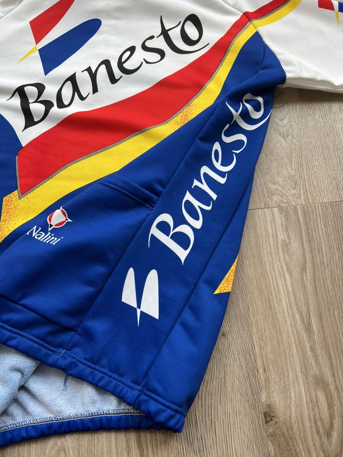 Vintage Vintage Nalini Banesto Cycling Jersey Campagnolo T-Shirt Size US L / EU 52-54 / 3 - 9 Thumbnail
