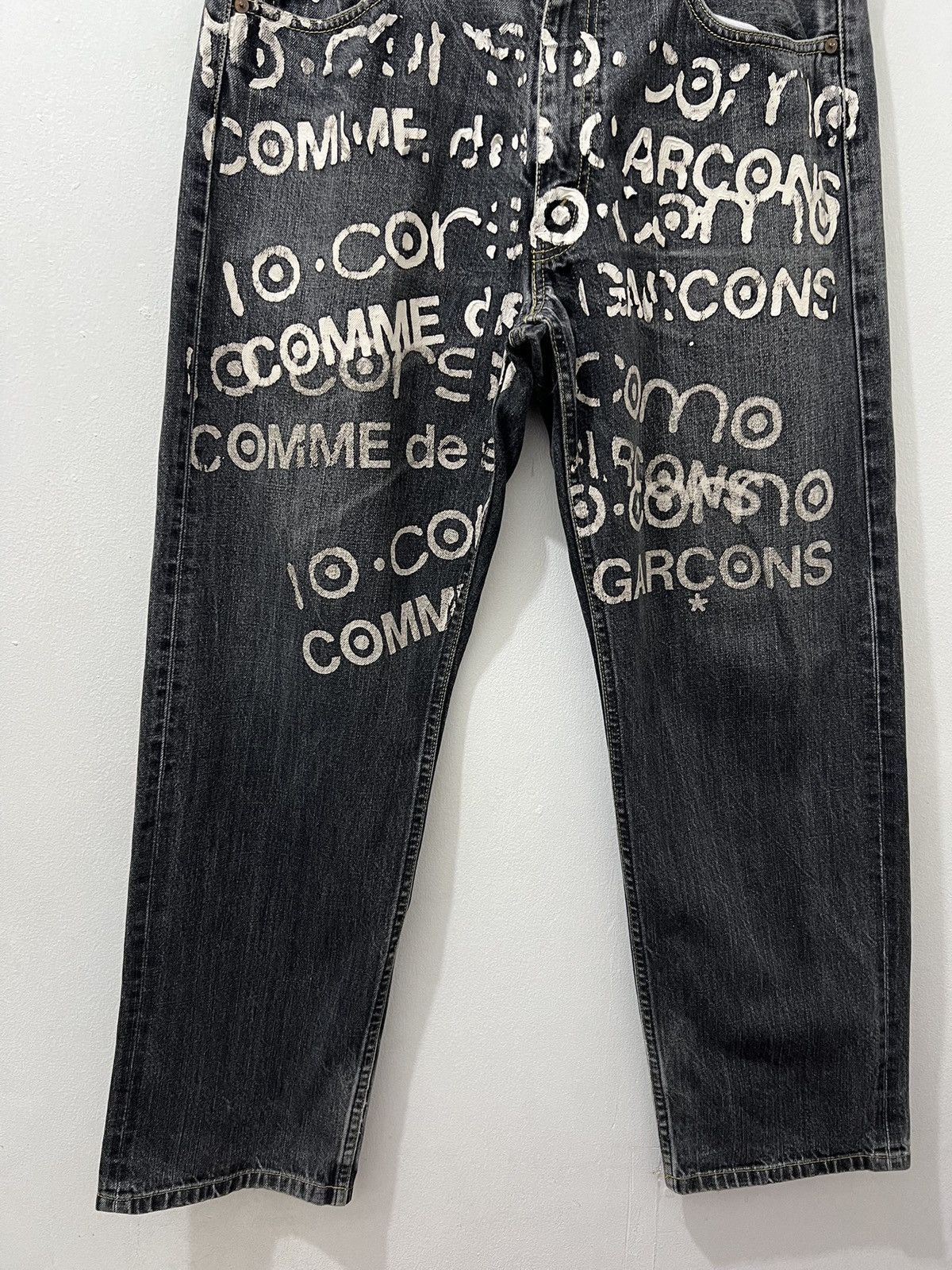 Junya Watanabe JW CDG Man x 10 Corso Como - S/S03 Hand Painted Levi’s Denm Size US 34 / EU 50 - 3 Thumbnail