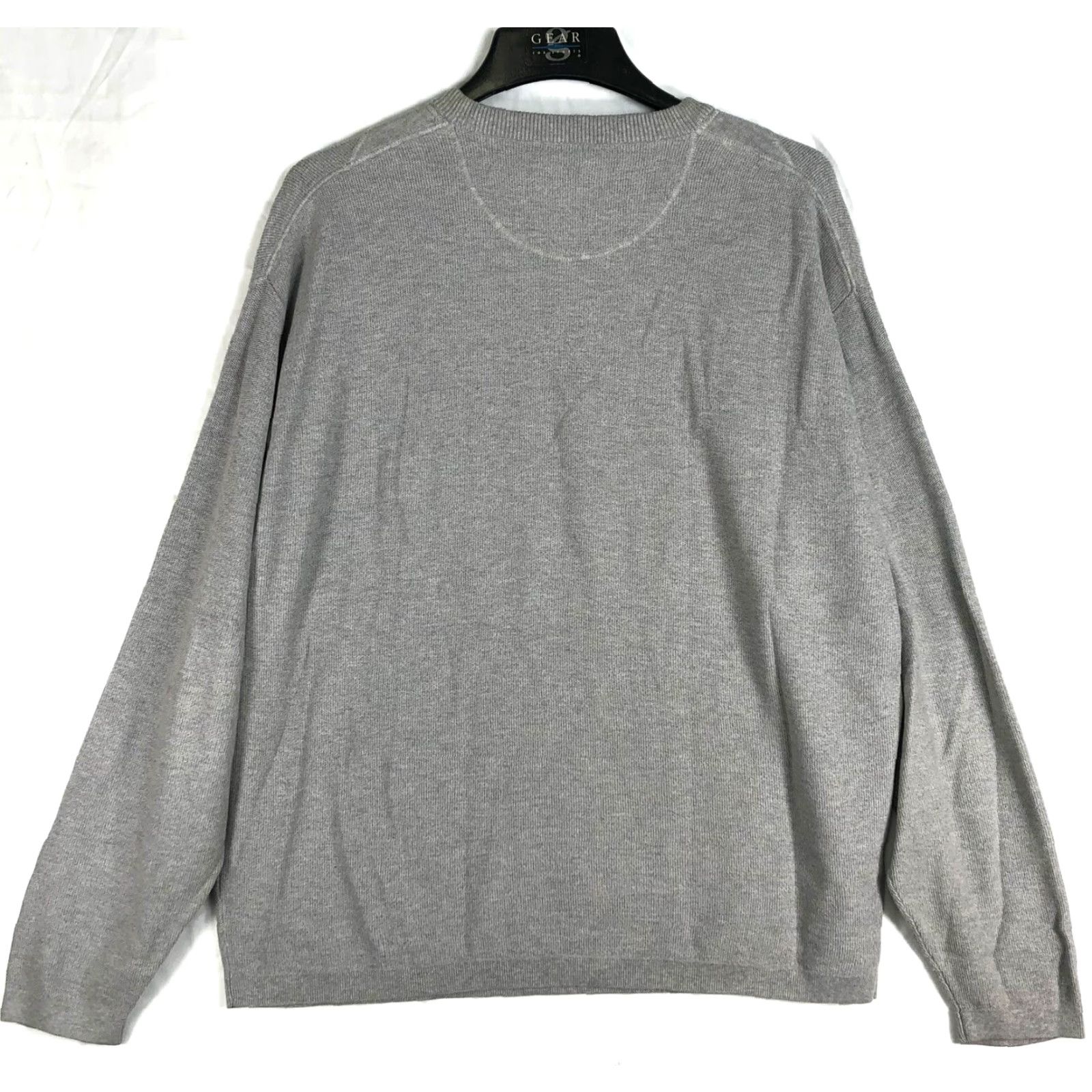 Tommy Bahama Tommy Bahama Sweater Mens XL Pullover Lightweight Gray Long Sleeve Crew Neck Knit Cotton Shirt? Size US XL / EU 56 / 4 - 7 Thumbnail