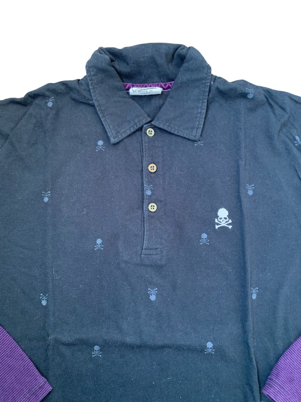 Japanese Brand 2000s japanese archive lock heaven skull longsleeve tee Size US M / EU 48-50 / 2 - 2 Thumbnail