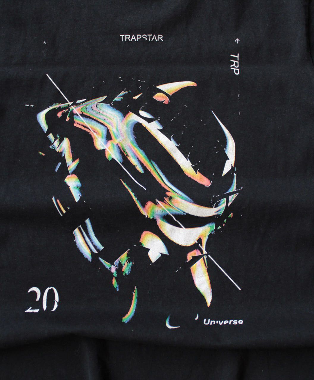 Vintage 🔥 Trapstar Universe Graphic T Shirt Black Print Size US S / EU 44-46 / 1 - 2 Thumbnail