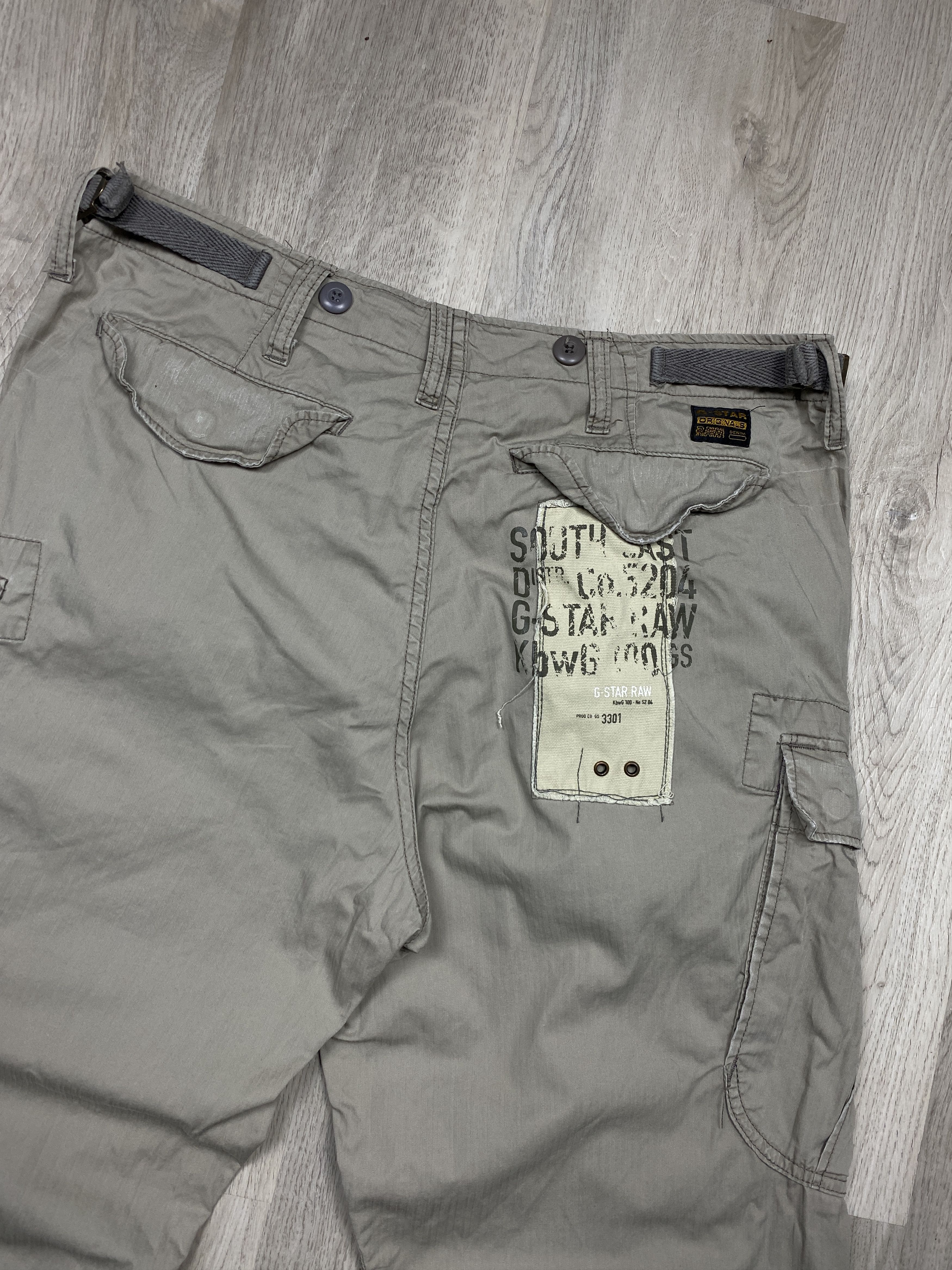 G-Star G Star Raw Vintage Mens Cargo Multi Pockets Pants Size US 36 / EU 52 - 12 Thumbnail