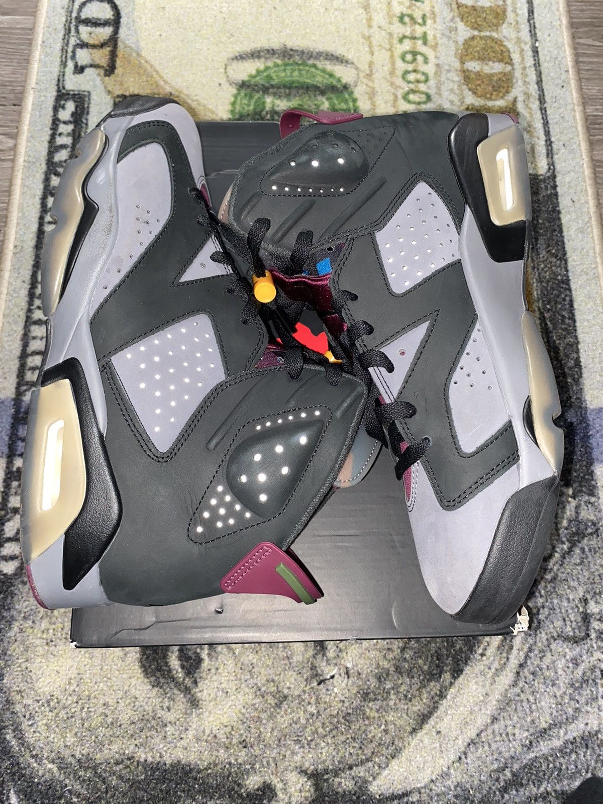 Jordan Brand × Nike Jordan 6 Retro Bordeaux Size US 12 / EU 45 - 2 Thumbnail