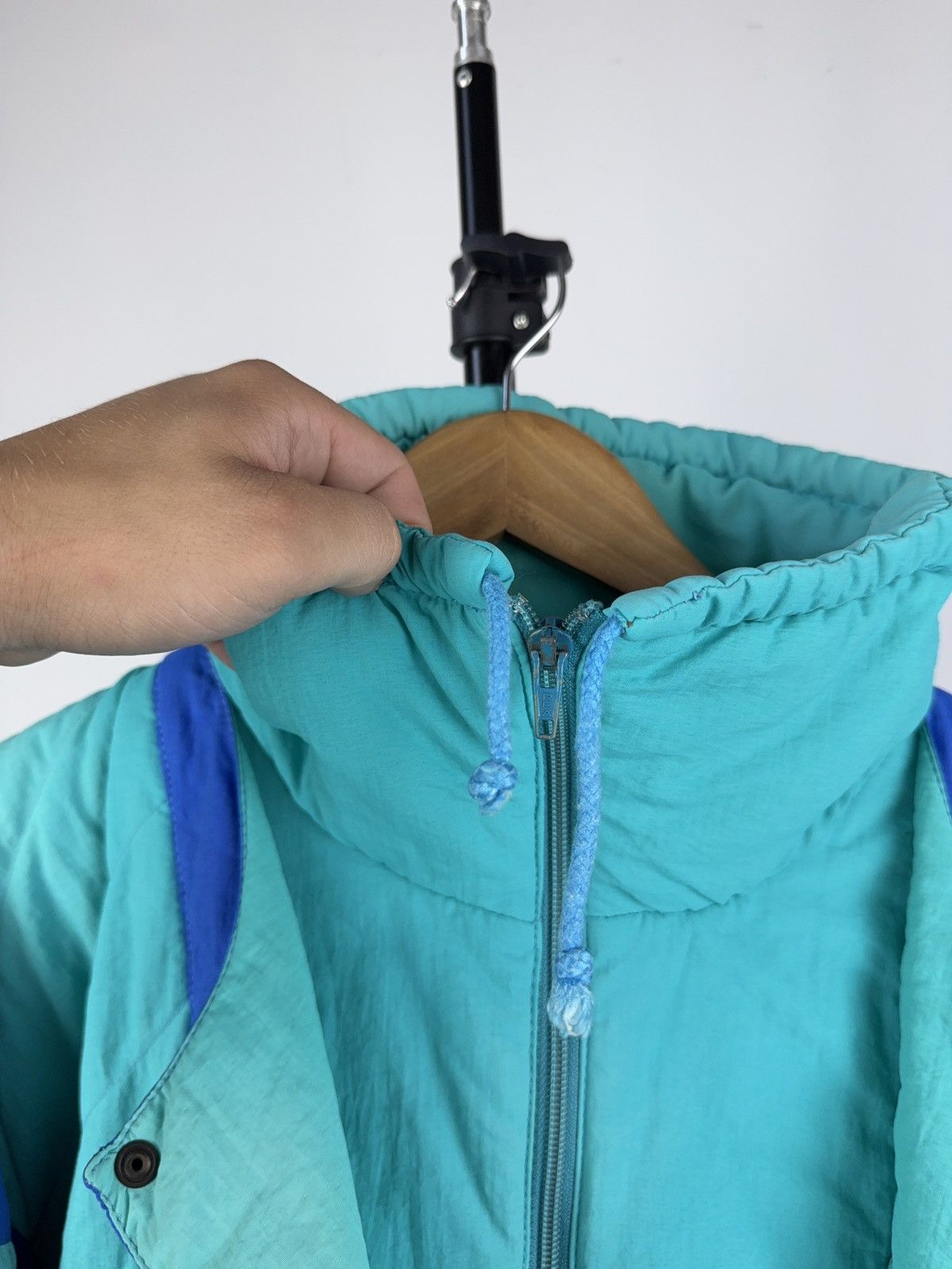 Other Vntg 90s Cospo SC LYSS Renault Ski Jacket Colorblock Puffer Size US M / EU 48-50 / 2 - 3 Thumbnail