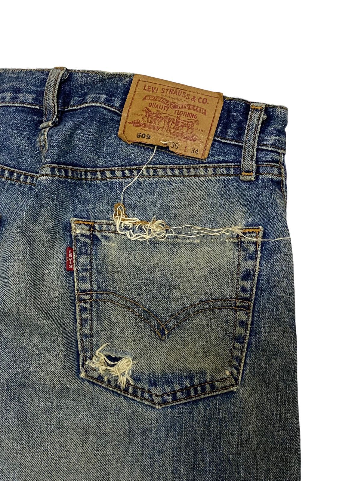 Japanese Brand × Levi's Levis Vintage Clothing 509 Mud Max Washed Coffee Button Fly Size US 29 - 11 Thumbnail