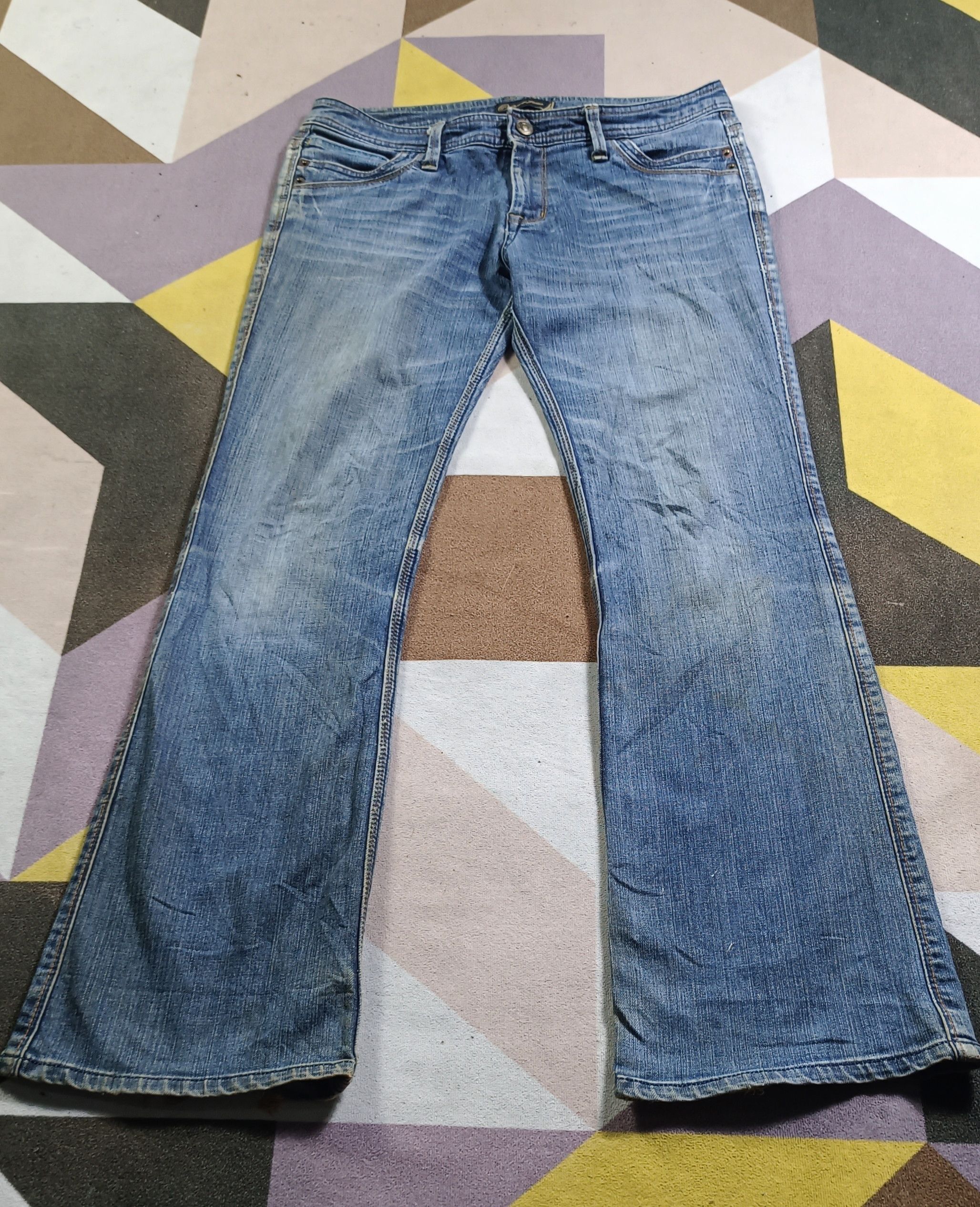 If Six Was Nine Flare Jeans Oririn Japan Distresssed Boocut Size US 32 / EU 48 - 1 Thumbnail