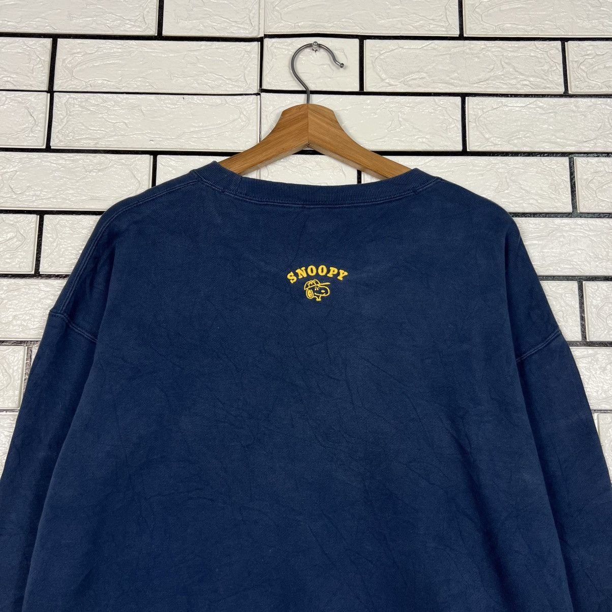 Peanuts PEANUTS SNOOPY Big Logo Crewneck Sweatshirt #4252-C193 Size US M / EU 48-50 / 2 - 13 Thumbnail
