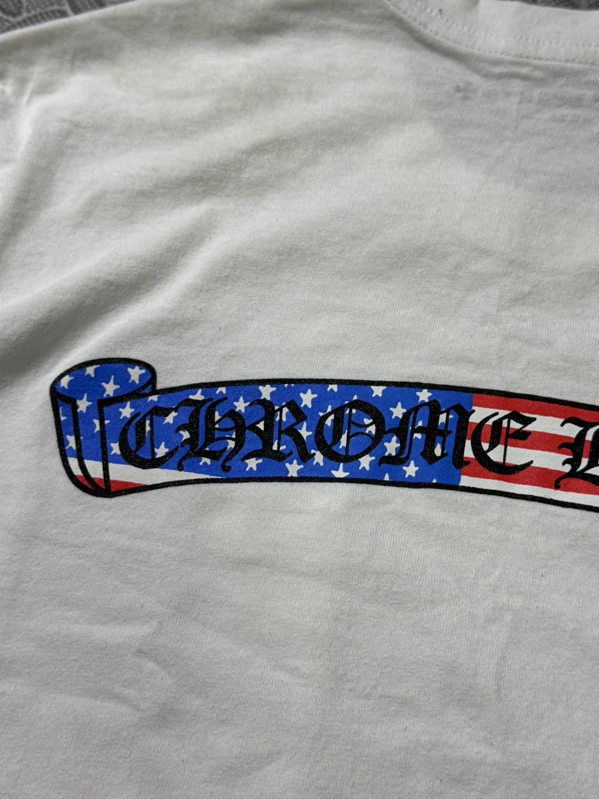 Chrome Hearts MATTY BOY AMERICAN FLAG SCROLL TEE Size US M / EU 48-50 / 2 - 7 Thumbnail