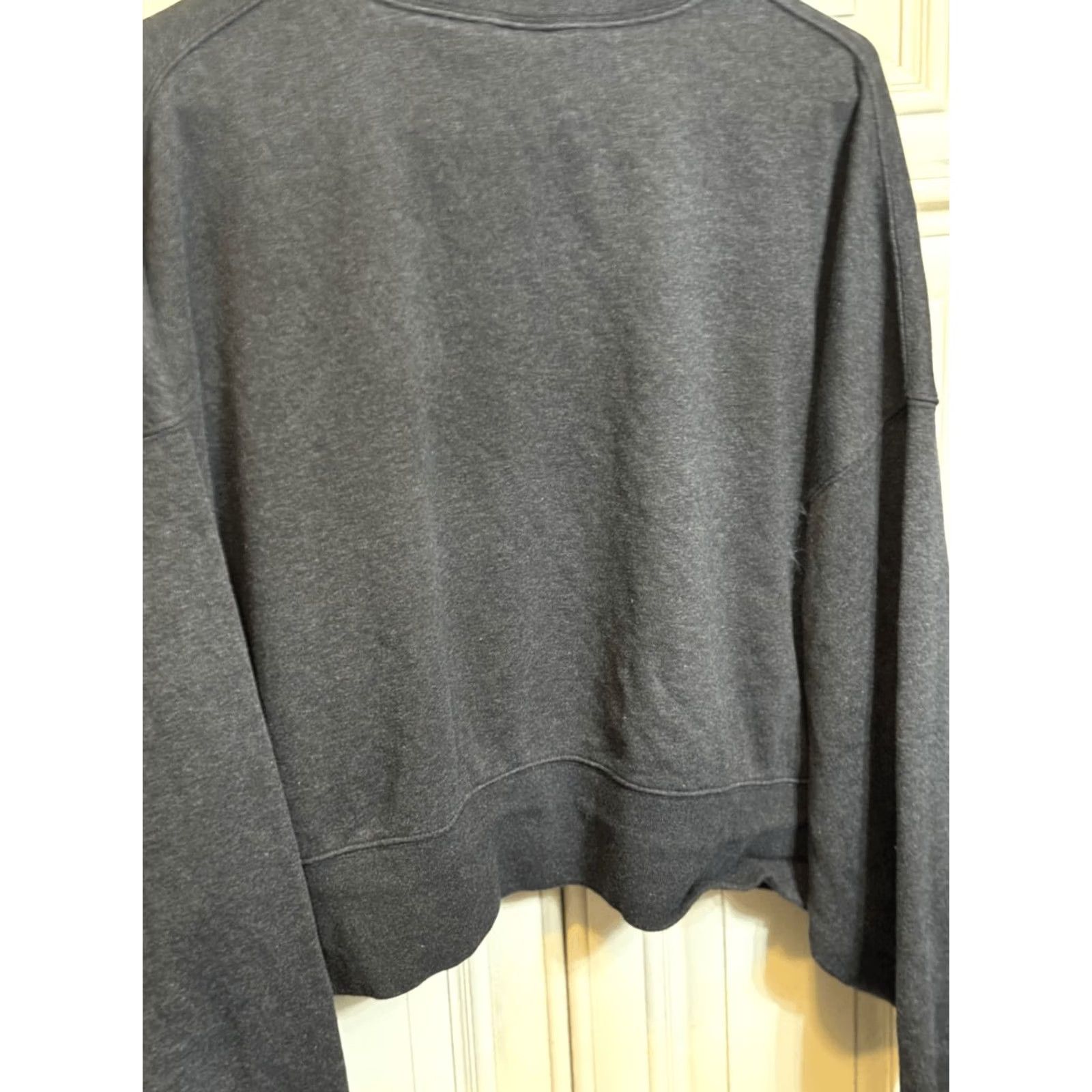 Nike Nike Women's Essentials Heather Crew Neck Pullover Sweatshirt Dark Gray Medium Size M / US 6-8 / IT 42-44 - 2 Thumbnail