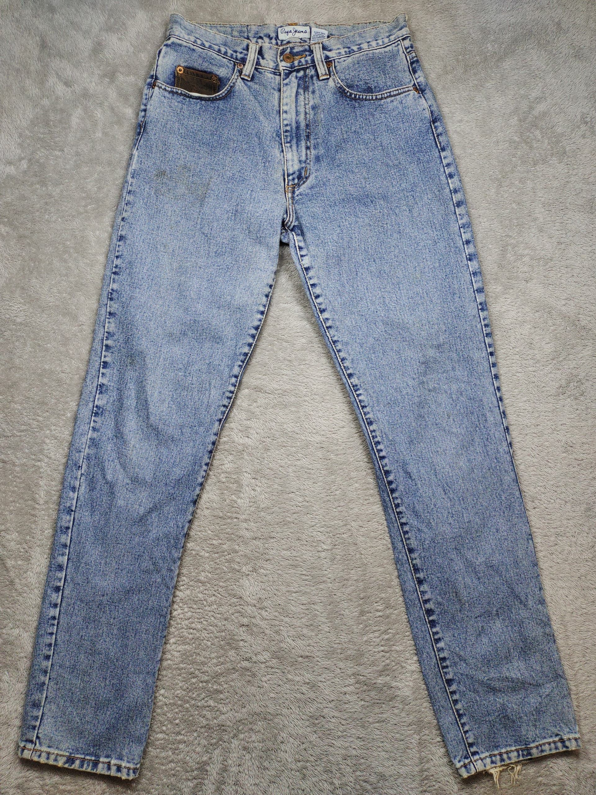 Pepe Jeans VINTAGE DISTRESSED PEPE JEANS LONDON BLUE DENIM JEANS Size US 30 / EU 46 - 1 Thumbnail