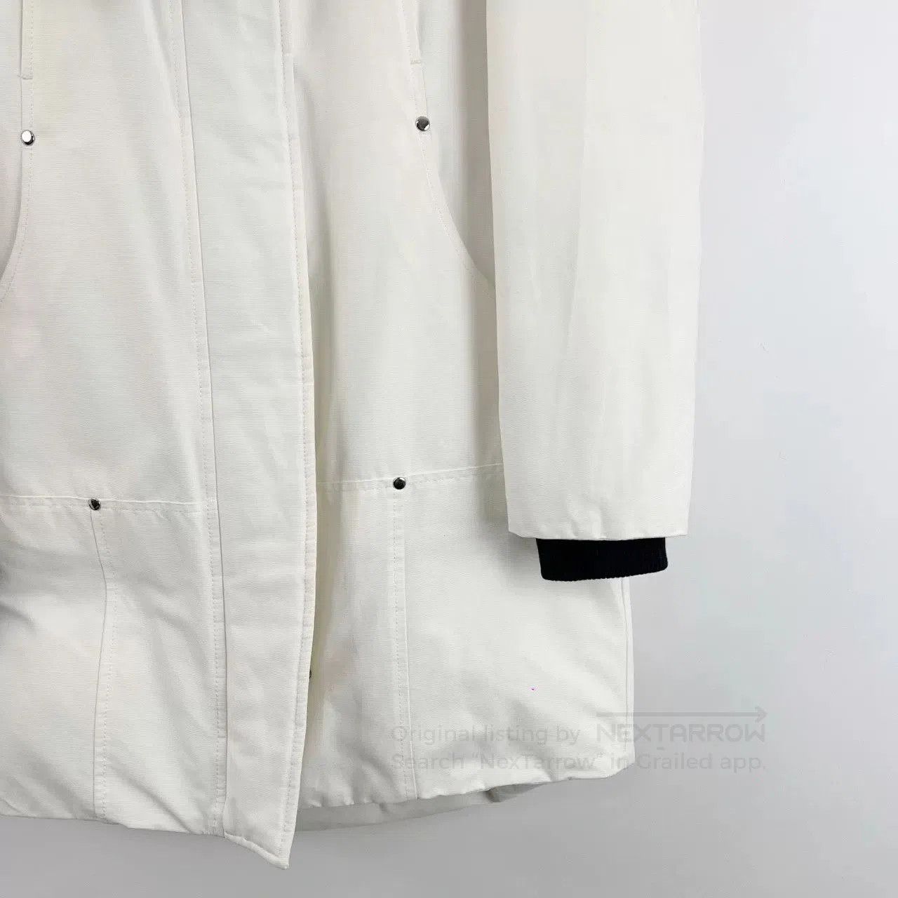 Moose Knuckles Moose Knuckles Stirling White Down Jacket. Size S / US 4 / IT 40 - 4 Thumbnail