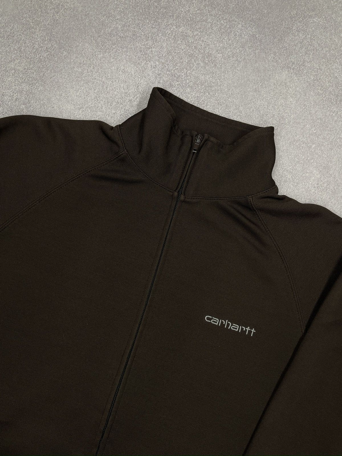 Carhartt Vintage Carhartt Brown Track Jacket Y2K Size US S / EU 44-46 / 1 - 4 Thumbnail