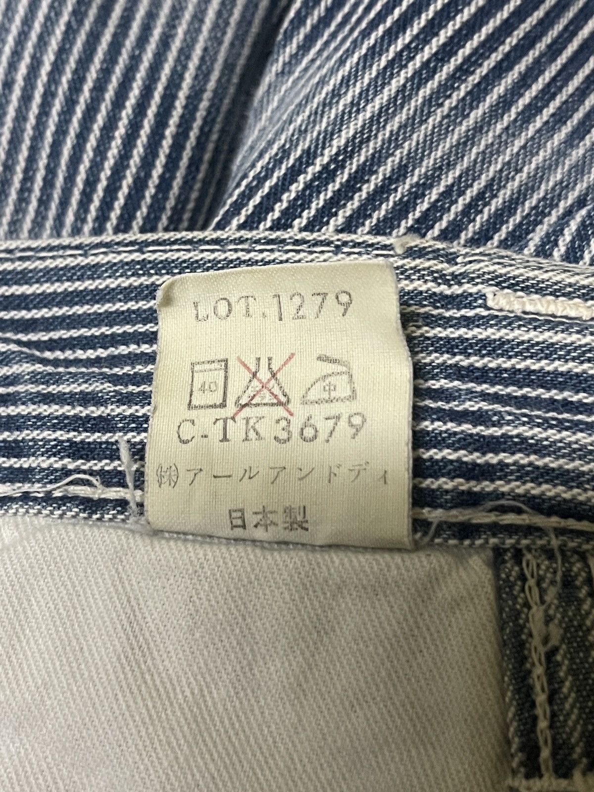 Oshkosh Vintage Oshkosh Worker Pants Stripes Hickory Jeans Size US 30 / EU 46 - 14 Thumbnail