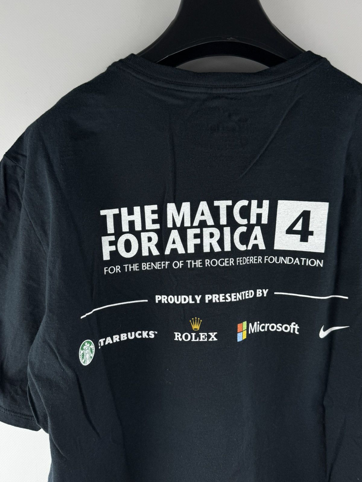 Nike Nike Tennis Roger Federer RF Africa 4 Seattle 2017 T Shirt Size US M / EU 48-50 / 2 - 2 Thumbnail