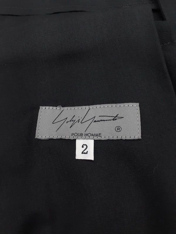 Yohji Yamamoto POUR HOMME patched wool pants HG-P40-015 Size US 35 - 3 Thumbnail