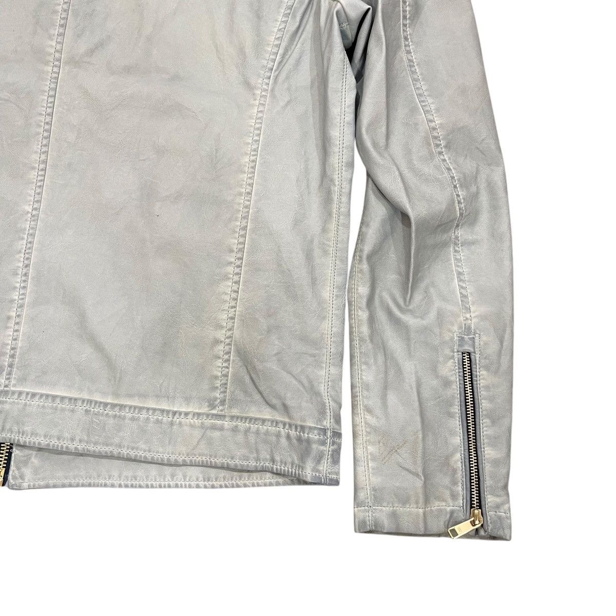 Zara Zara Man Cafe Racer Motorcycle Riding Bikers Zipper Jacket Size US XL / EU 56 / 4 - 8 Thumbnail