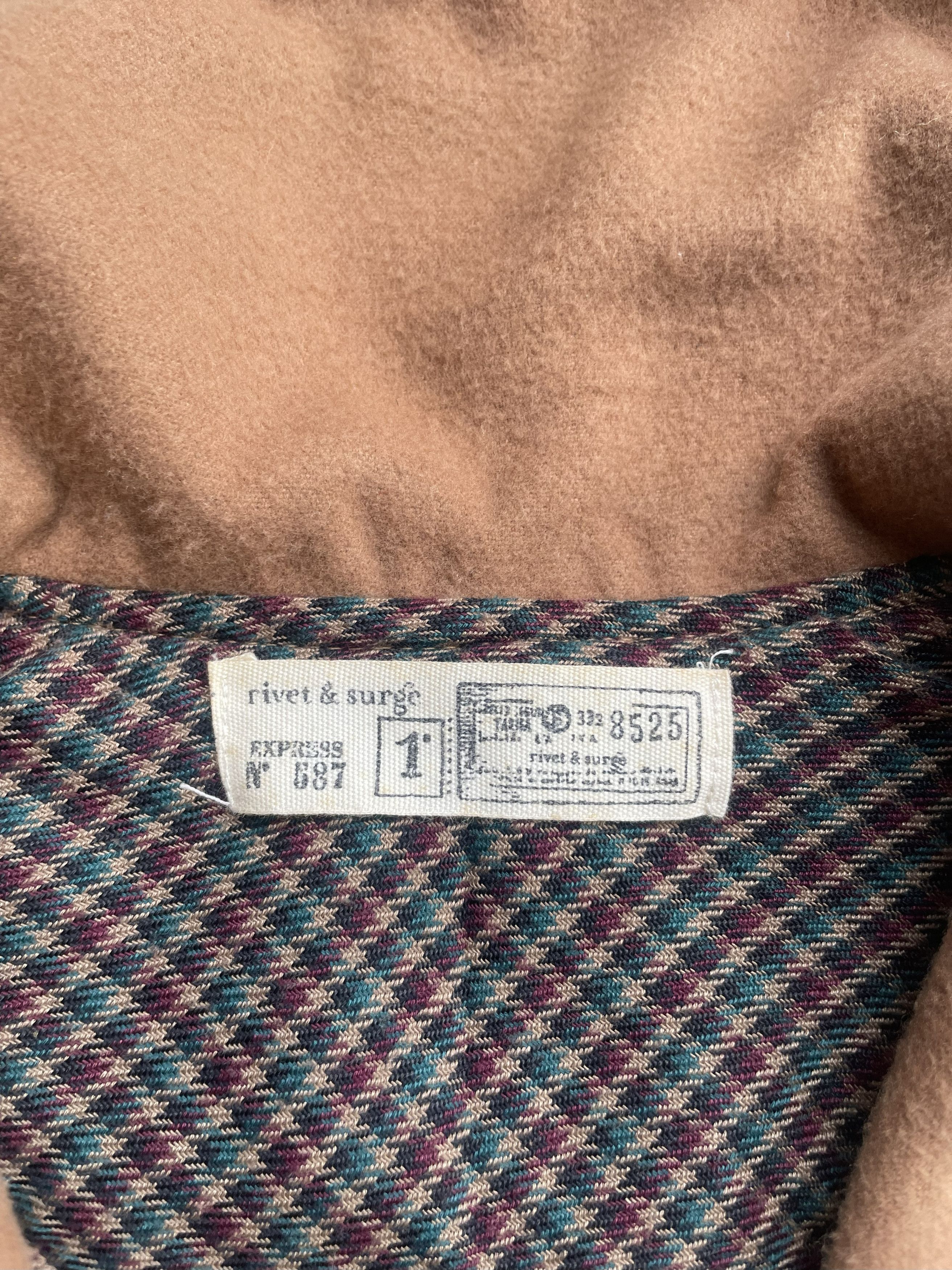 Japanese Brand Rivet & Surge Navy Style Shawl Jacket Size US M / EU 48-50 / 2 - 9 Thumbnail