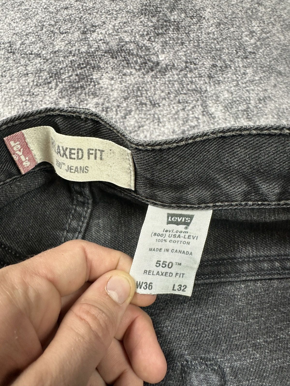 Levi's Y2K Vintage Levi’s 550 Relaxed Streetwear Style USA XL Baggy Size US 36 / EU 52 - 6 Thumbnail