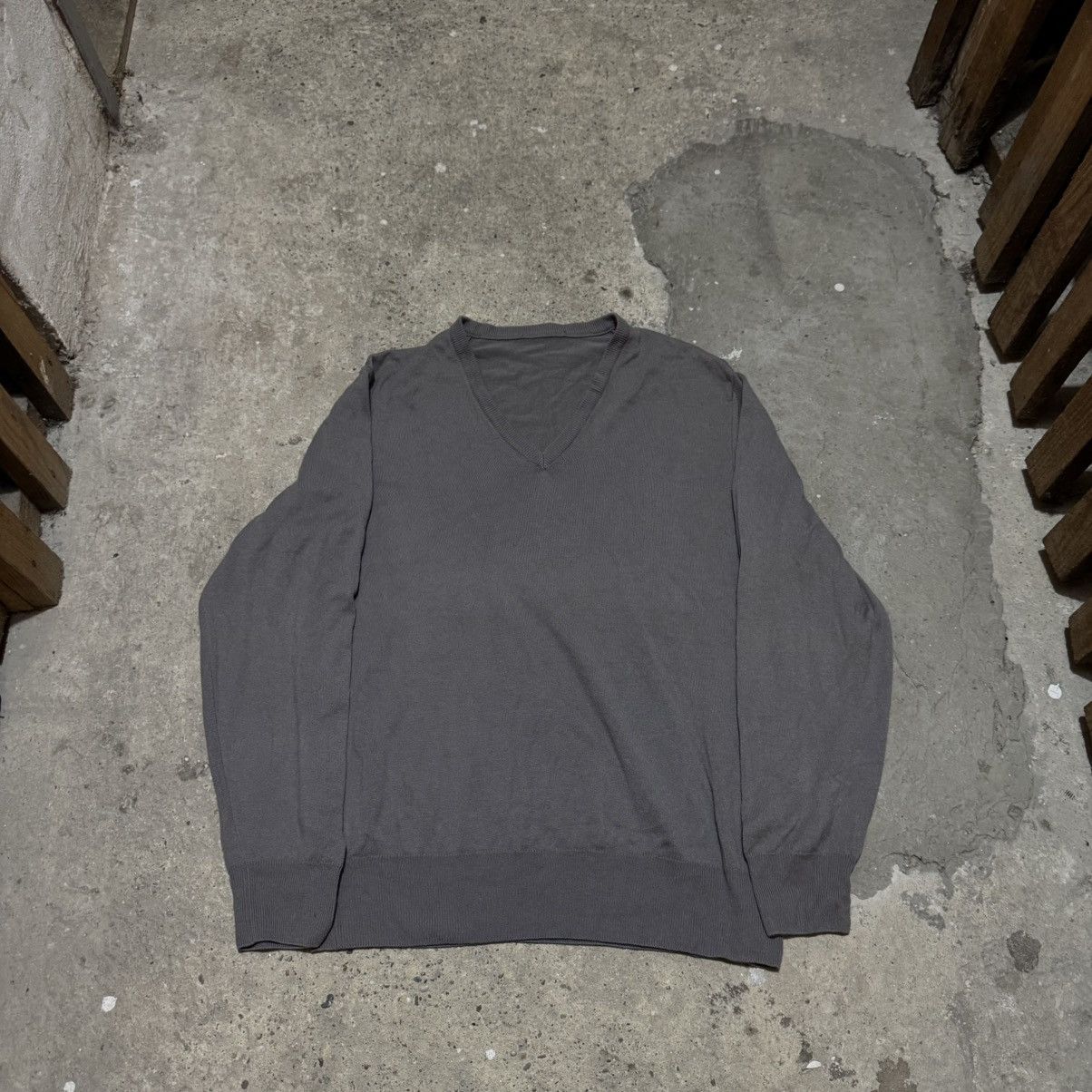 Loro Piana Loro piana 100% Cashmere beige v neck sweater Size US M / EU 48-50 / 2 - 1 Thumbnail