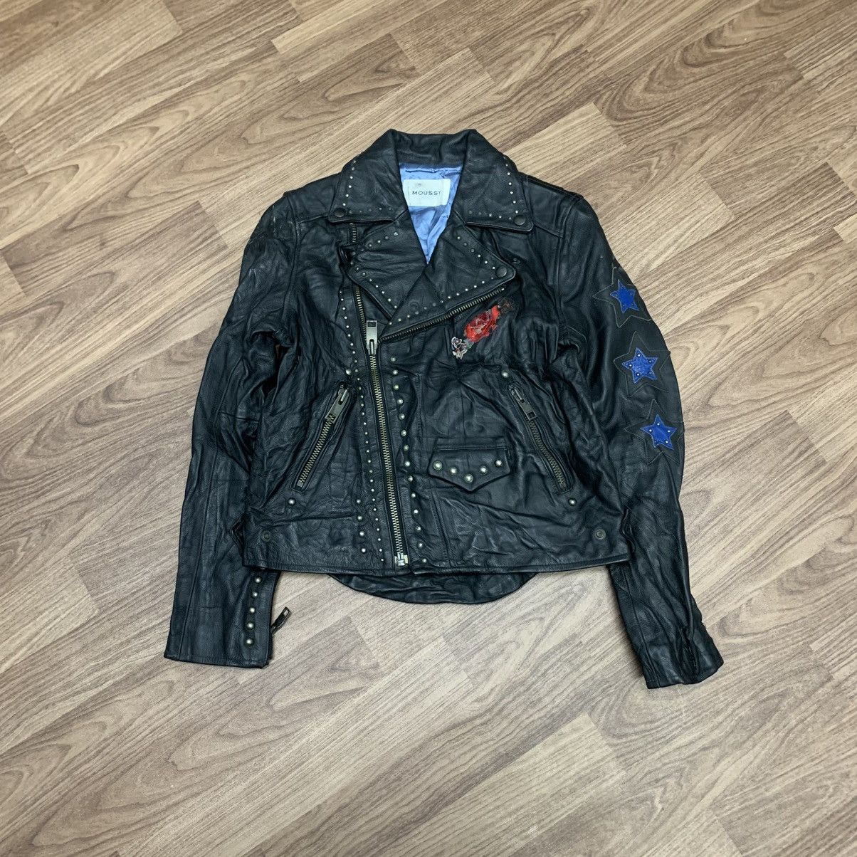 MOUSSY VINTAGE MOUSSY LEATHER JACKET Size S / US 4 / IT 40 - 1 Thumbnail