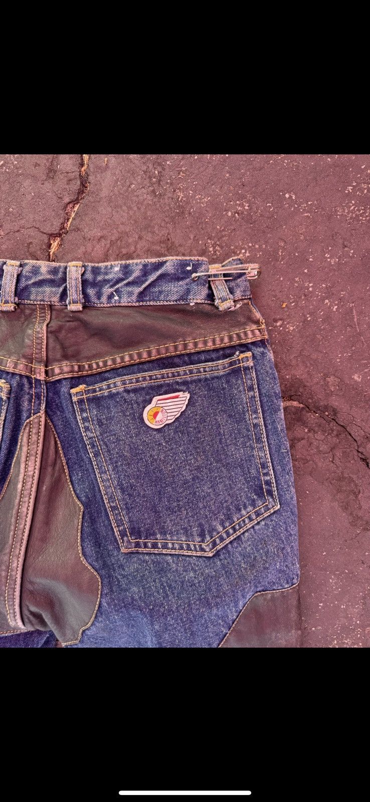 Jeff Hamilton Jeff Hamilton 90s blue denim jeans Size 29" - 4 Thumbnail