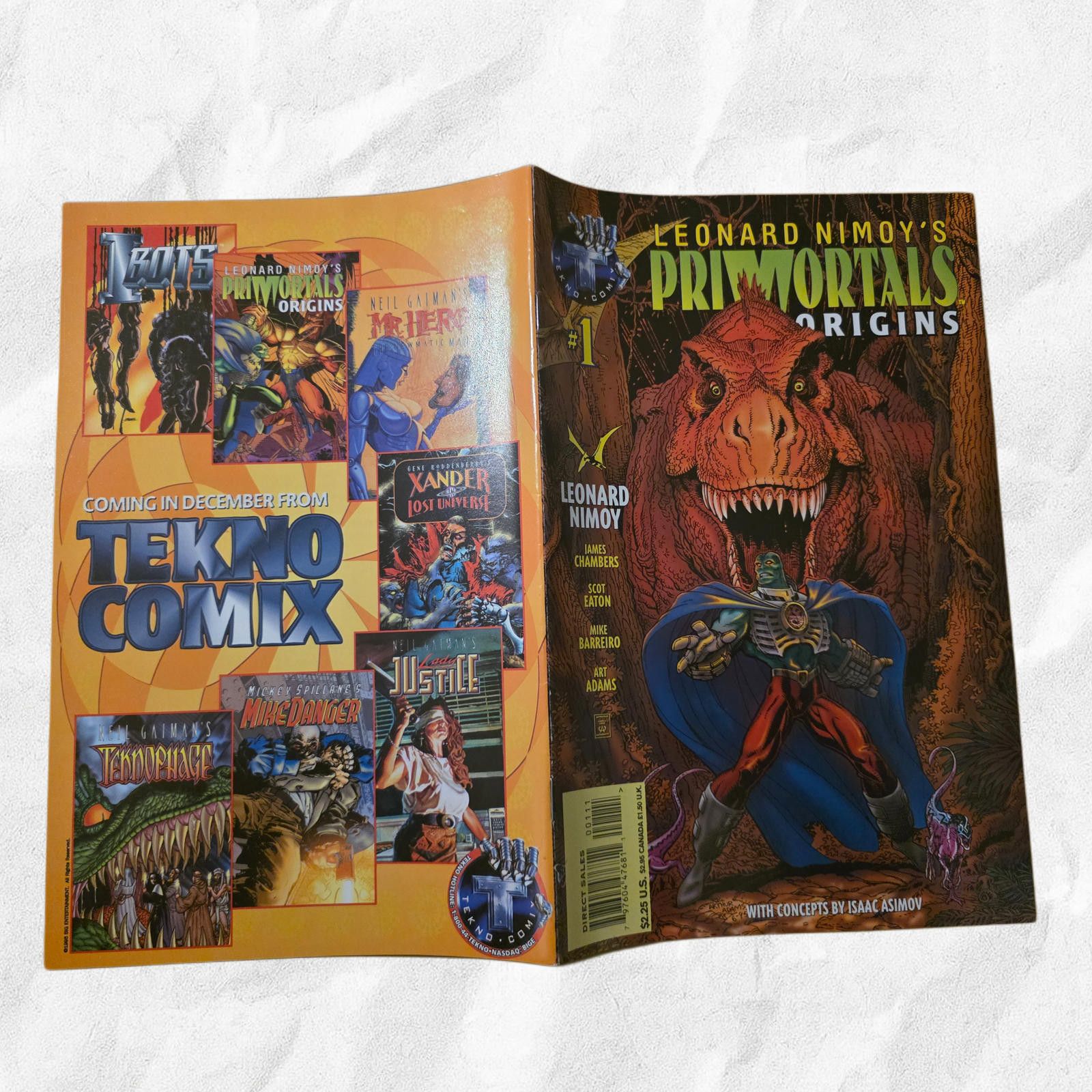 Other Primortals #1 NM 1995 Leonard Nimoy Tekno Comic (C) Size ONE SIZE - 7 Thumbnail