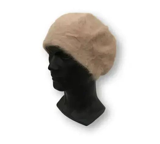 Japanese Brand Japanese Brand Angora Fleece Beanie Hat Size ONE SIZE - 1 Thumbnail