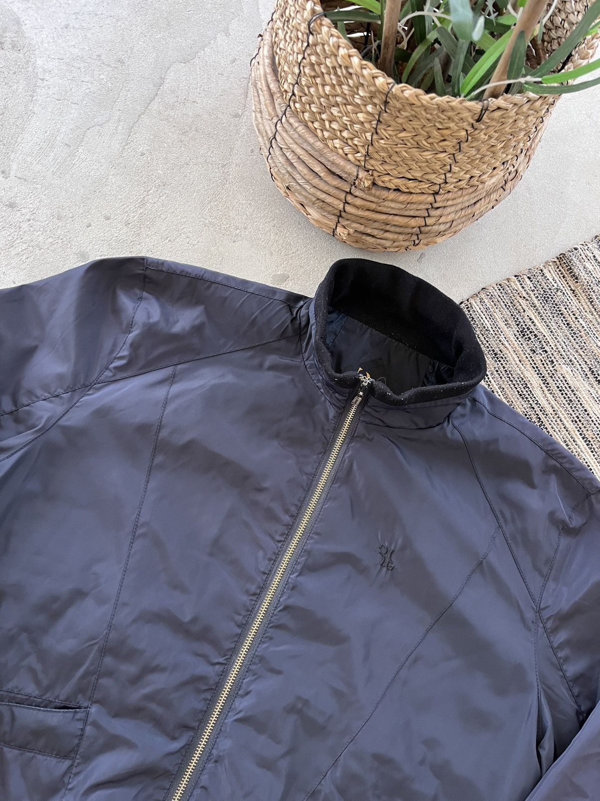 Billionaire Couture Luxury Billionaire Nylon Bomber Jacket Blue Size 58 Y2K Size US XXL / EU 58 / 5 - 4 Thumbnail