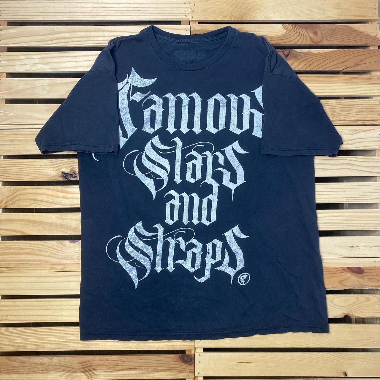 Famous Stars And Straps Famous Stars & Straps Black Y2K Skate Tee Size Large Size US L / EU 52-54 / 3 - 1 Thumbnail
