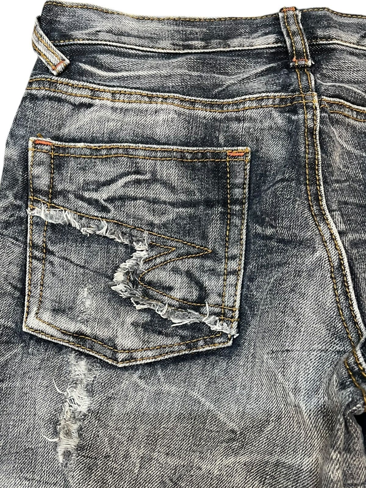semanticdesign Vintage Semantic Design Shorts Grunge Distressed Denim Size US 29 - 5 Thumbnail