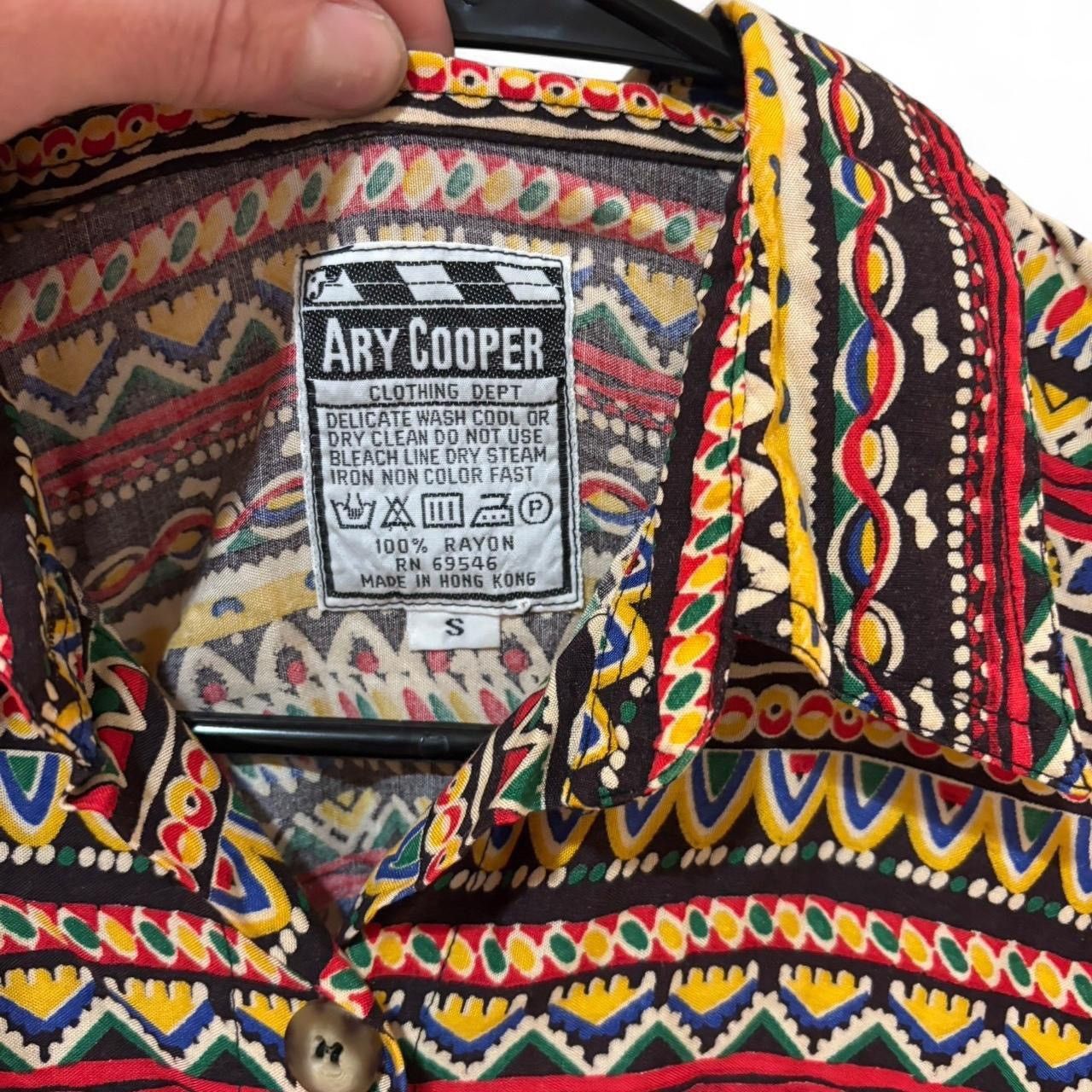 Vintage Vintage 90’s Geometric Ary Cooper Button-Up Size US S / EU 44-46 / 1 - 2 Thumbnail
