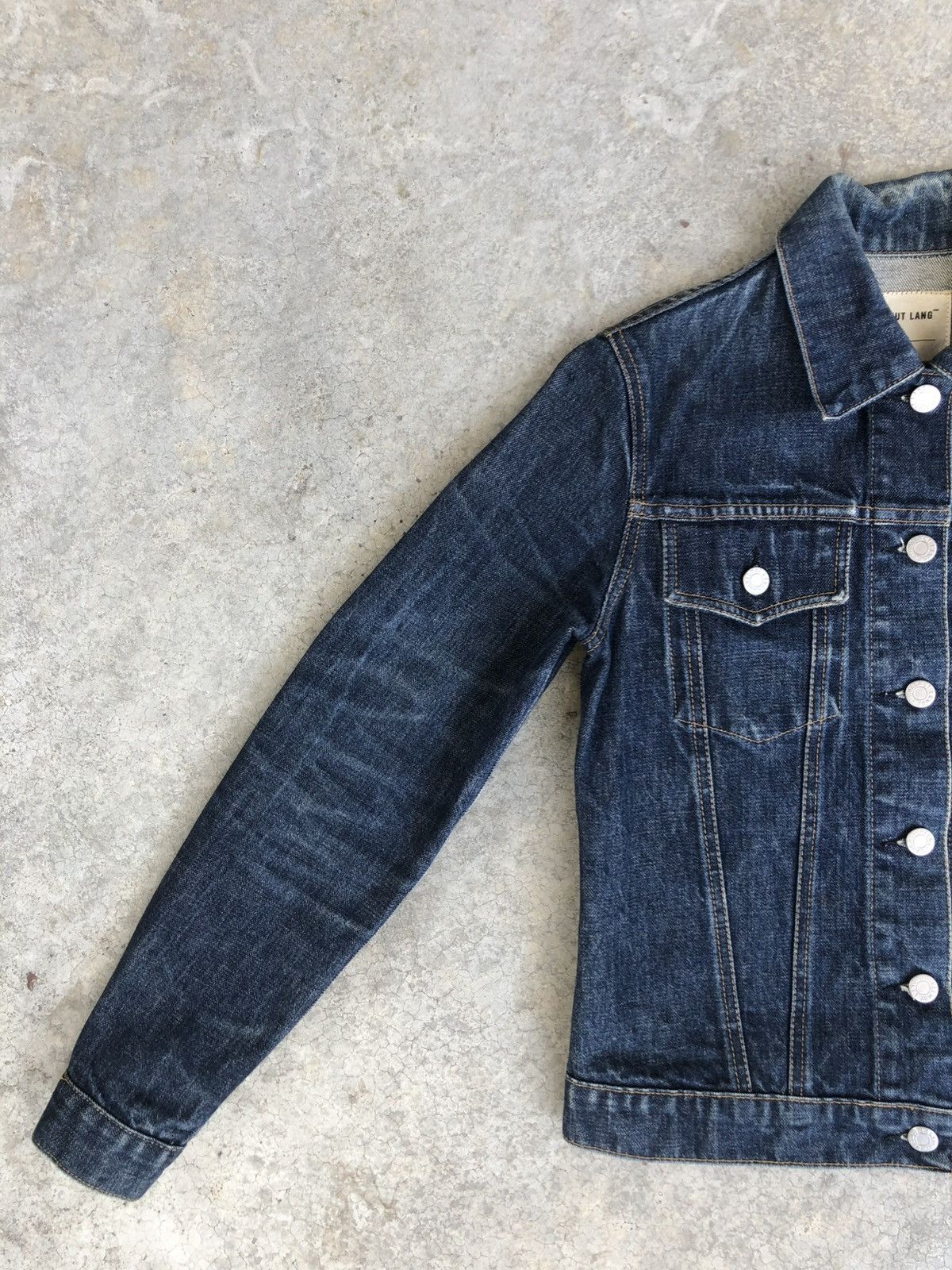 Helmut Lang Helmut Lang Denim Jacket Classic Denim Distressed Size US XS / EU 42 / 0 - 3 Thumbnail