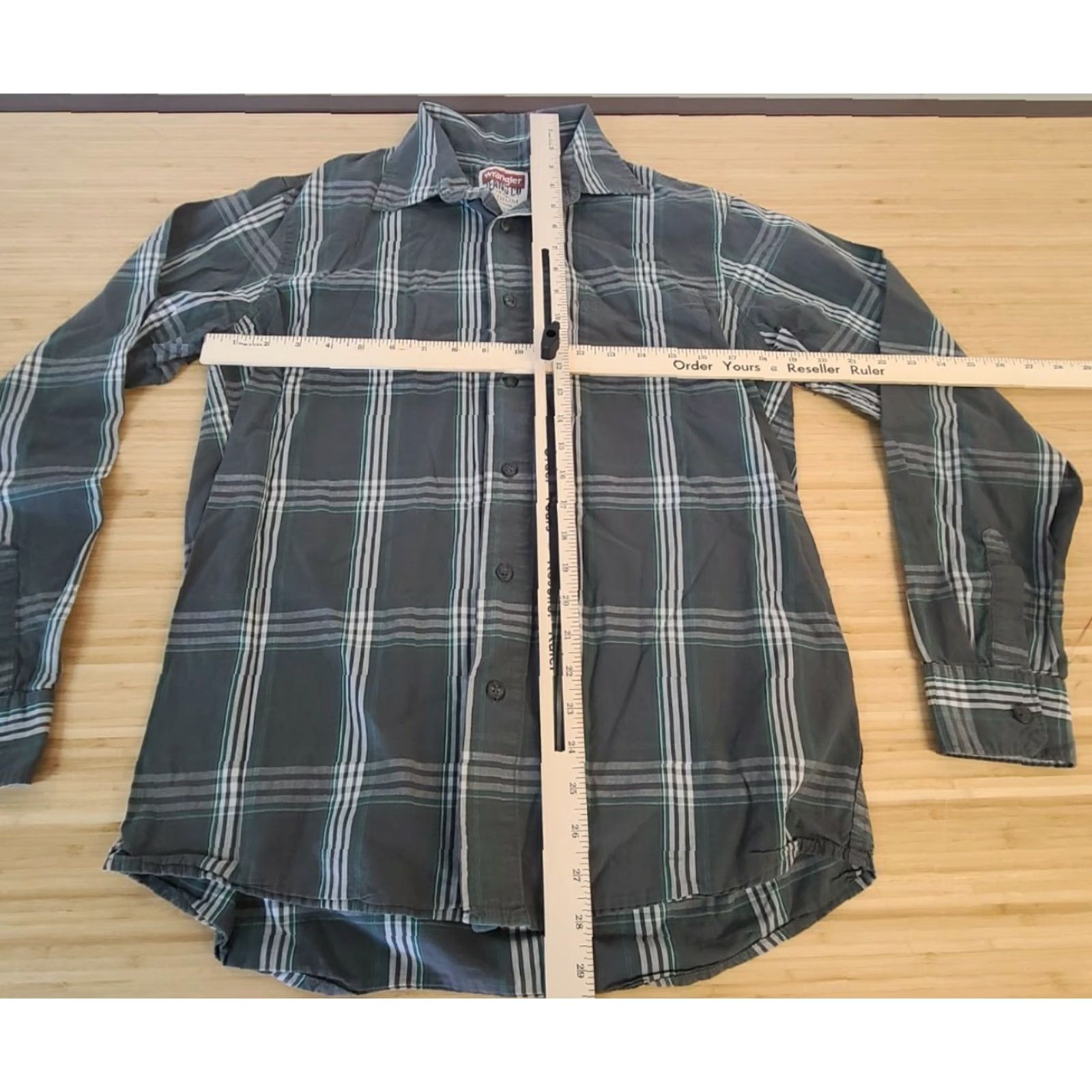 Wrangler Wrangler Jeans Co Button-Up Shirt Men Medium Multicolor Plaid Long Sleeve Casual Size US M / EU 48-50 / 2 - 4 Thumbnail