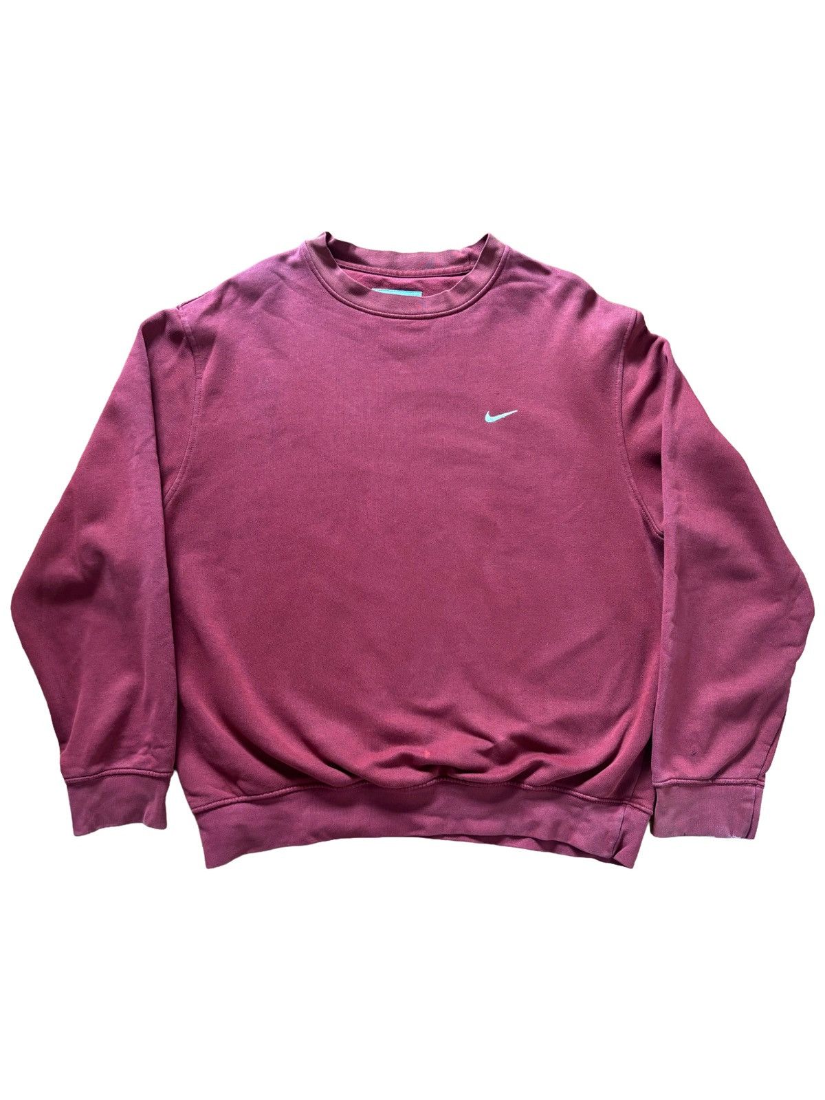 Nike Nike Dark Maroon Crewneck Sweatshirt US M Size US M / EU 48-50 / 2 - 1 Thumbnail