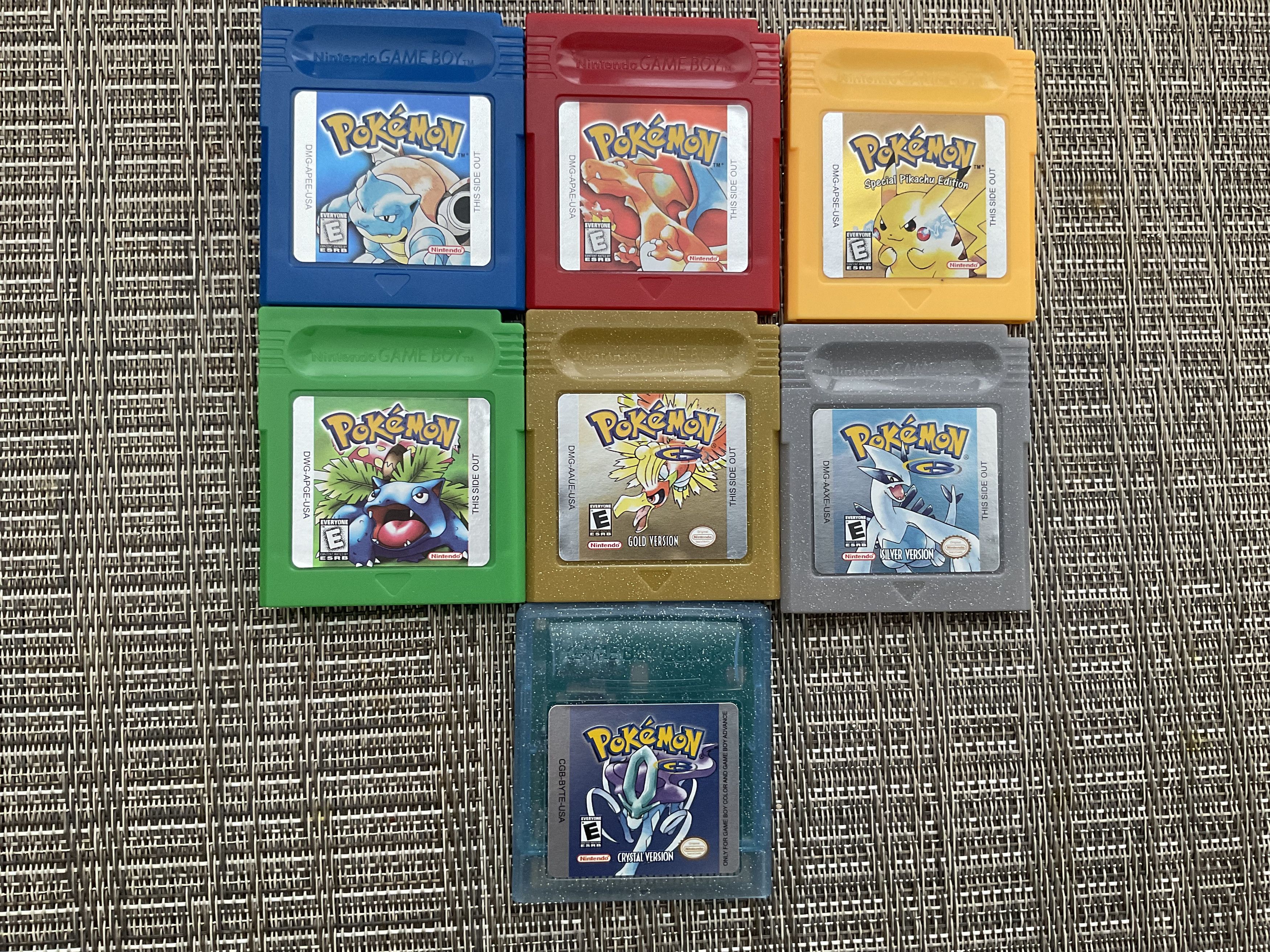 Nintendo Pokemon 7 GBC games Size ONE SIZE - 1 Preview
